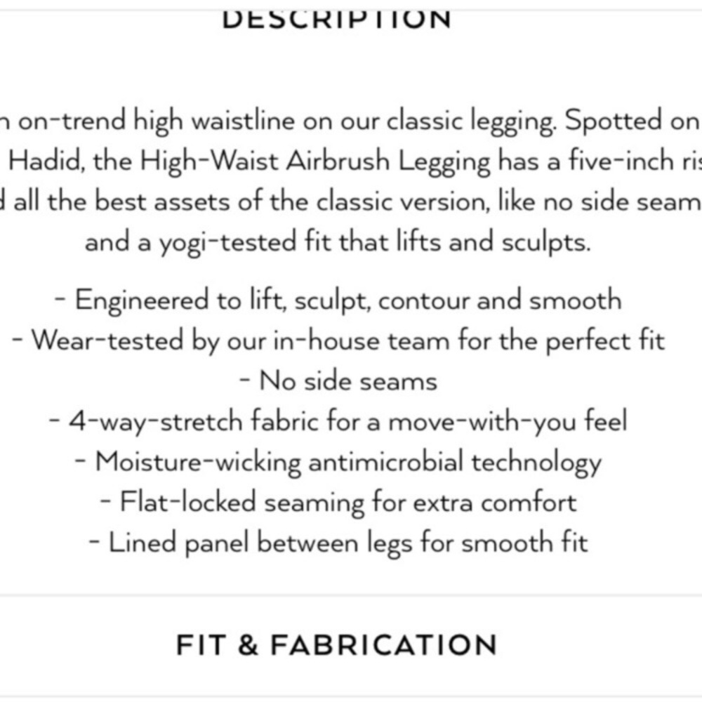 ✨NWT Alo Yoga Airbrush Highwaist Leggings Eclipse - Picture 5 of 8